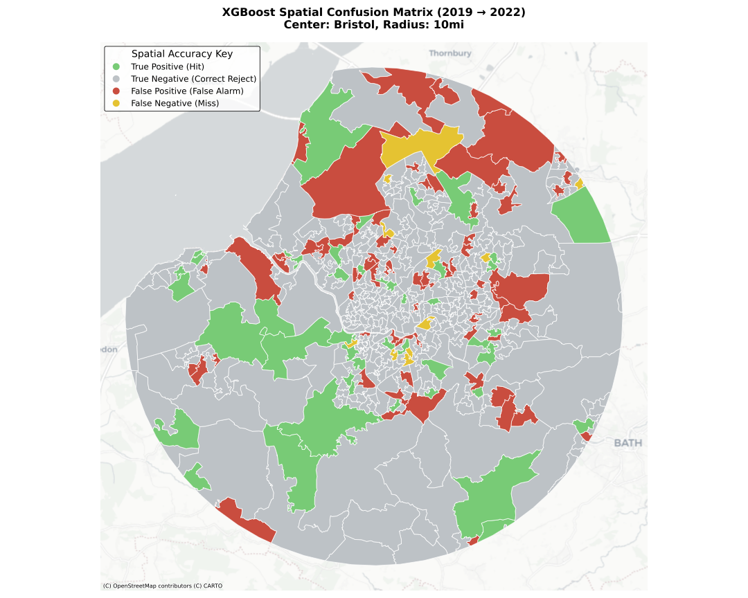 Heatmap overlay of Bristol